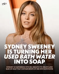 Sydney Sweeney’s Used Bathwater Soap Get Now! Limited Ed.
